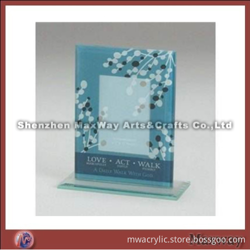 Daily Walk God Glass Photo Frame